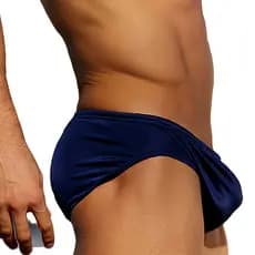 Z&D Ligeries Sungas Masculinas Cavadas Liso Respirável Cintura Baixa 25169