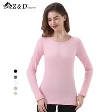Blusa Termica feminina Segunda Pele Térmica Manga Longa com Proteção tamanho único listrada lmny03