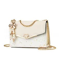 CHENXIAOHONG Bolsa Feminina com Corrente | 6 Estilos Brilhantes, Bolsa de Ombro ou Bolsa Transversal Versátil