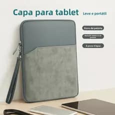 Capa para Tablet 11 e 13 Polegadas Bolsa Interna Impermeável Resistente a Choques para iPad Ideal para escritório diário
