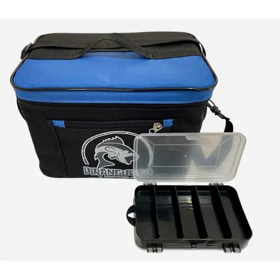 BOLSA PESCA ORGANIZADORA REFORÇADA PIRANGUEIRO para pesca e camping COM 1 ESTOJO PARA ANZOIS