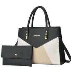 BOLSA FEMININA mY EK COM CARTEIRA LINHA PREMIUM - BLACK