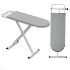 Mesa Tabua De Passar Engomar Roupa Em Aço 3 Altura Branco Liso