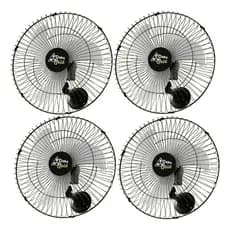 Kit 4 Ventilador Parede Oscilante 60cm Dura Gold 220w Bivolt
