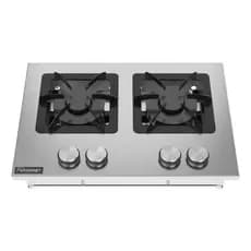 Fogão Cooktop Inox 2 Bocas Industrial Queimadores Duplos Fast Gourmet 000V