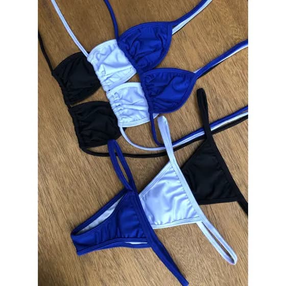Biquíni fita kit com 3 conjuntos