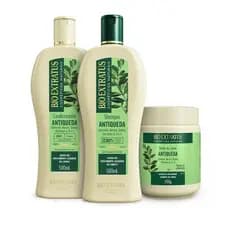 Kit Antiqueda Jaborandi Bio Extratus  (Shampoo, Condicionador e Banho de Creme (500mL/g)
