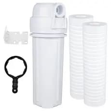 Filtro Agua Cavalete Caixa D'agua 2 Refil Pp Ranhurado