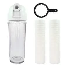 Filtro Agua Cavalete Caixa  Pou 2 Refil Filtro Pp Ranhurado