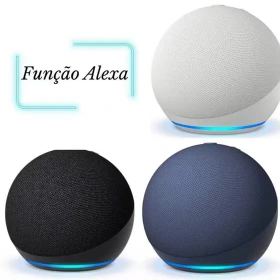 ORIGINAL - Caixa de som com Bluetooth, Led modelo Alexa DE UM APARELHO SUPER BASS