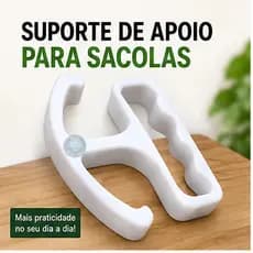 Suporte de Apoio para Sacolas Organizador Pegador Ergonômico