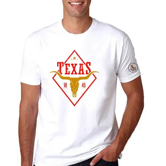 CAMISETA COUNTRY TEXAS 1845