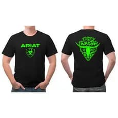 CAMISETA COUNTRY ARIAT VERDE FLORECNTE REF 140..