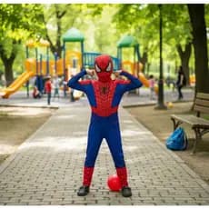 ROUPA INFANTIL HOMEM ARANHA LONGA FANTASIA IDENTICA AO PERSONAGEM PRONTA ENTREGA
