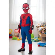 Kit Fantasia Infantil Homem Aranha C/luva Lança Teia E Tênis