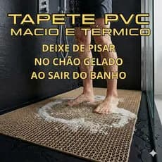 Tapete Antiderrapante Para Banheiro Box Piscina Sauna Área de Serviço Vestiário