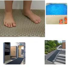 Tapete Piso Vazado Antiderrapante 80x80 Novidade Banheiro,Cozinha,Box e Piscina