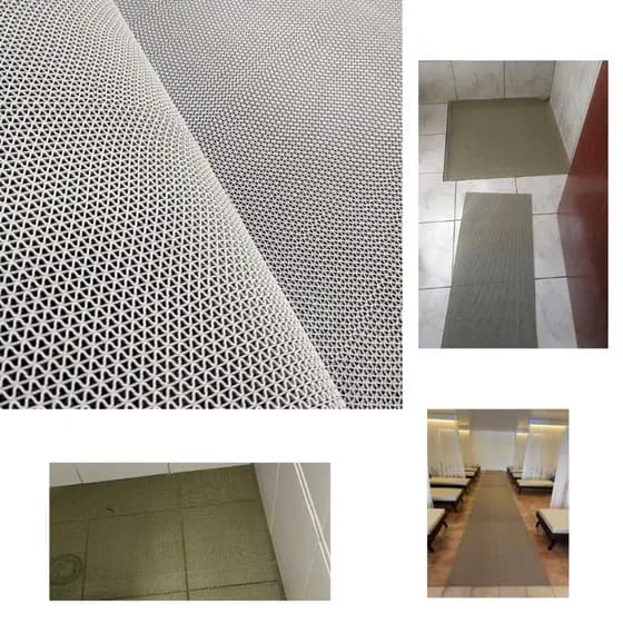 Novidade Piso Vazado Tapete Antiderrapante 120 cm x 300 cm Para Saunas, Box,Cozinhas e Banheiros