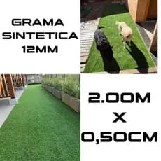 Grama Sintética Premium 12mm 200m x 0,50cm Areas Internas e Exernas, Jardim Inverno, Areas de Lazer