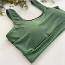 Top Academia Fitness Básico Regata com Bojo Removivel Caminhada Suplex Treino Feminino Cropped Verão