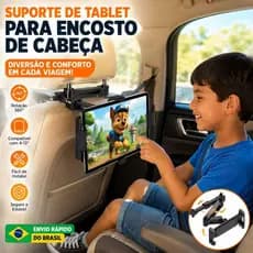 Suporte Veicular Para Celular Banco Traseiro 360 Graus Giratória Suporte De Tablet Dobrável E Extensível Não Enjoa