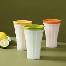 Forma de Gelo Smoothie Copo Com Tampa Molde De Gelo Smoothie Cubos De Gelo Raspadinhas