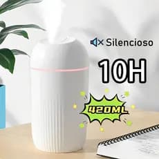 Umidificador De Ar Aromatizador De Ambiente Usb Difusor Led Purificador De Ar Para Quarto