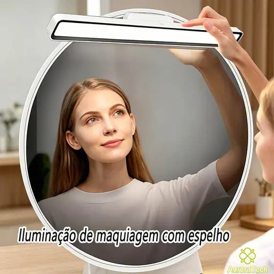 Luminária De Mesa Recarregáve LED Luz De Maquiagem Para Espelho Sem Fio Com Magnético Abajur Touch Penteadeira Lâmpada