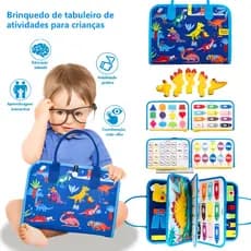 Montessori Busy Toys Felt Cloth Book DIY Atividades Educação Infantil Brinquedos Sensoriais