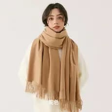 Cachecol Inverno Lenço Pashmina Xale Echarpe  -200g