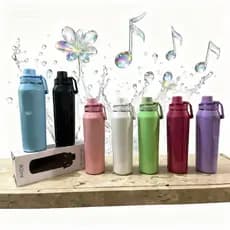 Garrafa Térmica Portátil stitch De 800 Ml Com Isolamento Duplo Adequada Para Academia