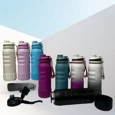 Garrafa Térmica Inox 750ML Esportiva Academia com Capa Silicone Gelada Quente