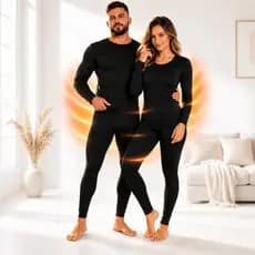 Conjunto Térmico Segunda Pele Calça + Blusa Frio Intenso Flanelada Peletizado Esporte Lazer Pijama
