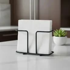 Kit 10 Unidades Organizadores para Mesa Bancada de Base Aço Carbono Vertical Guardanapo Restaurante