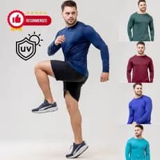 Camisa Térmica Masculina Segunda Pele Proteção Uv Compressão Frio Calor Unissex