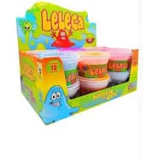 Caixa de Slime Gel Leleca Caixa Com 12 Potes Massinha Gel Brinquedo Lembrancinha Brinquedo Kit Festa  Penda