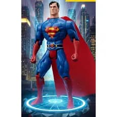 Boneco Power force 30 cm todo articulado, boneco para presente.