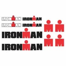 Adesivo Iron Man Triathlon Nada Corre Pedala Esporte