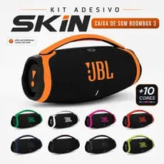 Adesivo Sticker Premium  –Personalização Boombox 3 Design Exclusivo, Alta Fixação Skin Moderna