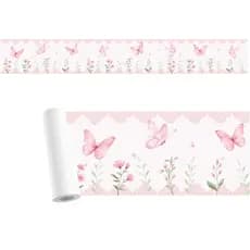 Faixa Adesiva Decorativa Para Quarto Infantil Borboletas 6un