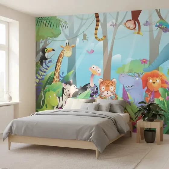 Adesivo Papel De Parede Diversos Temas Decorativo Quarto m2