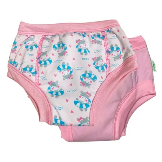 Kit 02 Calcinhas de treinamento para o desfralde premium - Estampa Popotinha