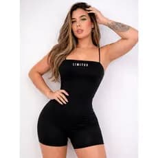 Macacão Feminino Academia Suplex com Alcinha Estampado