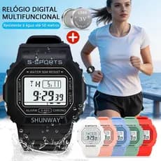 Relógio feminino a prova d água Esportivo Masculino E Feminino digital LED Crianças Multifuncional a prova d'água origin