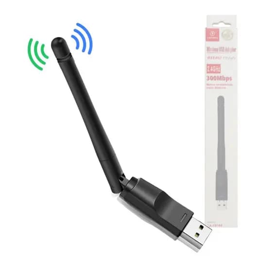 Adaptador Wireless USB Com Antena Flexível 1200mbps Kapbom