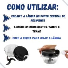 PROCESSADOR DE ALIMENTOS 500ML POLIESTIRENO C/3 LAMINAS VERMELHO