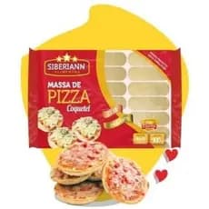 Massa Minni Pizza Coquetel 300gr pacote com 30 unidades pizza