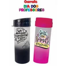 Dia dos Professores Garrafa Squeeze Lembrancinha Personalizada