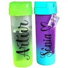Garrafa Squeeze Degradê 2 unidades personalizada