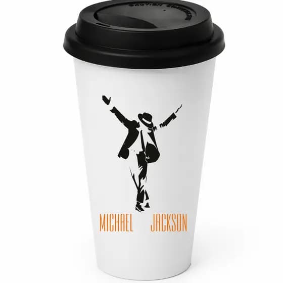 Copo Bucks Michael Jackson Copo de café personalizado